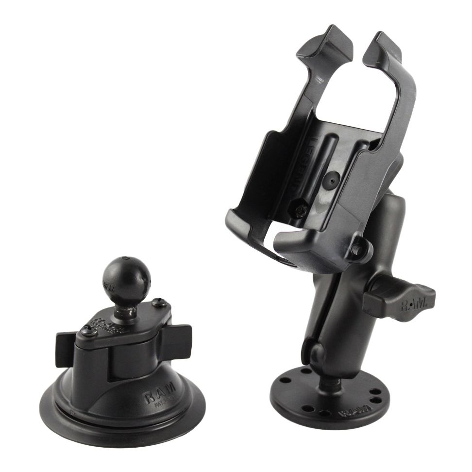 RAM Twist-Lock™ Zuig- en boorbevestiging voor de Garmin Vista + Meer - RAM Mounts RAM-B-372-GA16 afbeelding 1