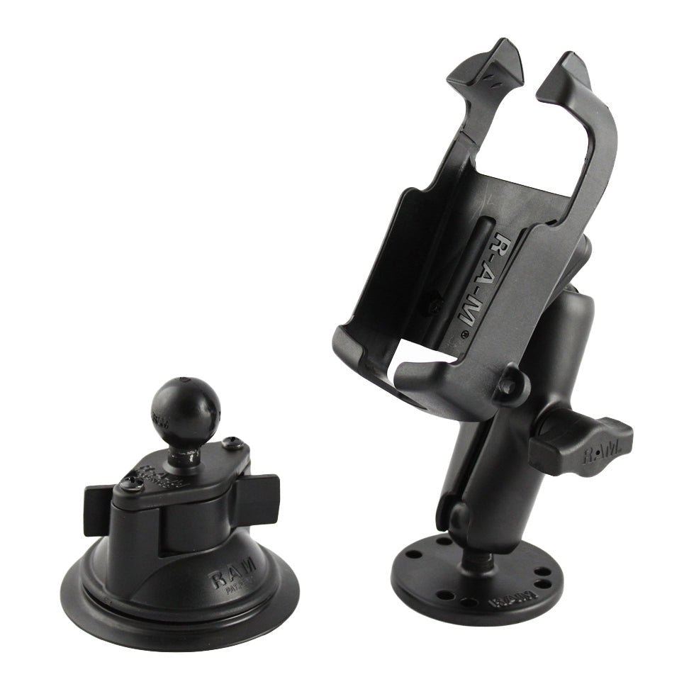 RAM Twist-Lock™ Zuignap & Drill-Down Montage voor Garmin Venture + Meer - RAM Mounts RAM-B-372-GA5 afbeelding 1