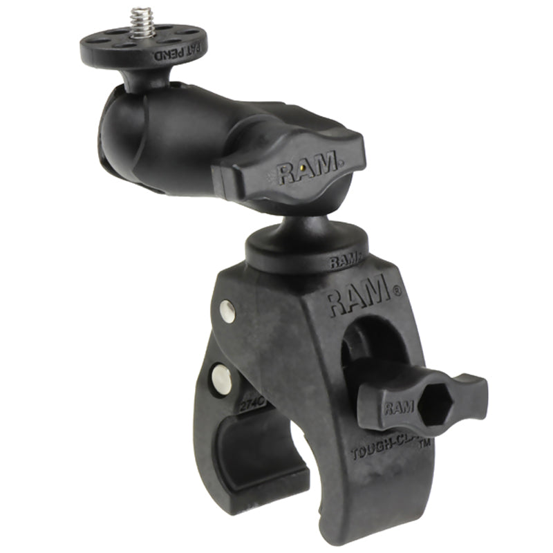 RAM tough claw kleine klemhouder met 14 20 actiecamera adapter - RAM Mounts RAM-B-400-A-366U