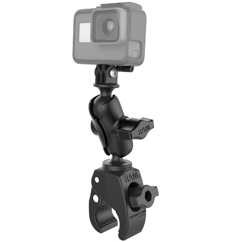 RAM Tough-Claw™ Klembevestiging met Actiecamera-adapter - Aluminium - RAM Mounts RAM-B-400-A-GOP1U afbeelding 1