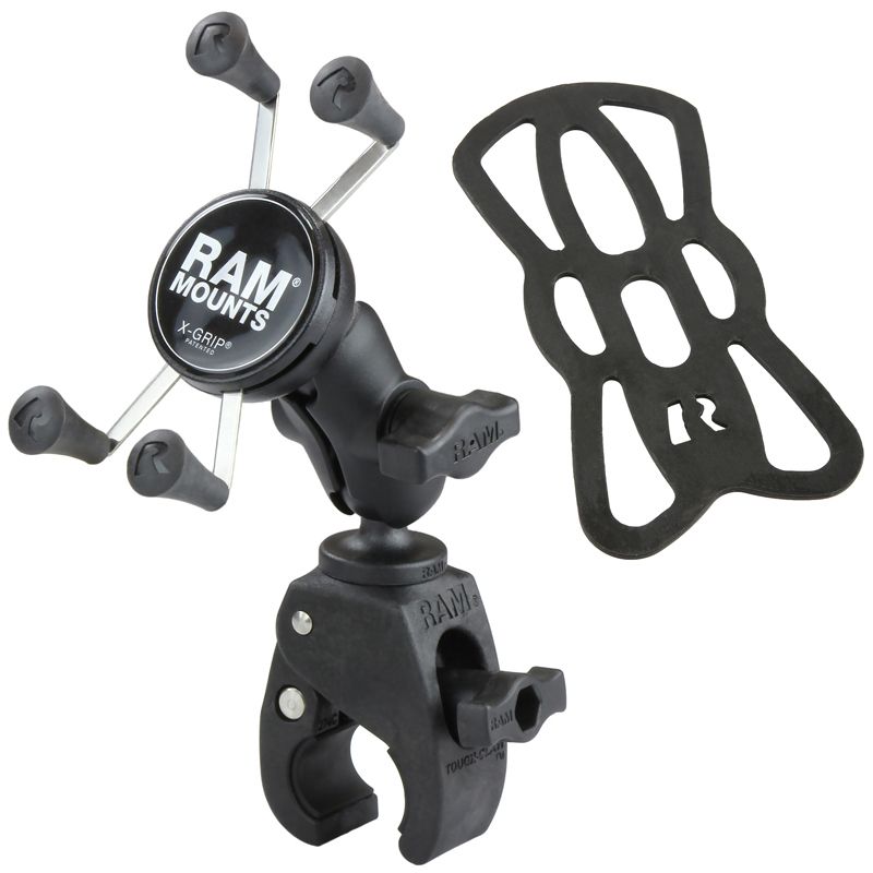 RAM X-Grip® Telefoonhouder met RAM Tough-Claw™ Kleine Klemvoet - Korte Arm - RAM Mounts RAM-B-400-A-HOL-UN7BU afbeelding 2