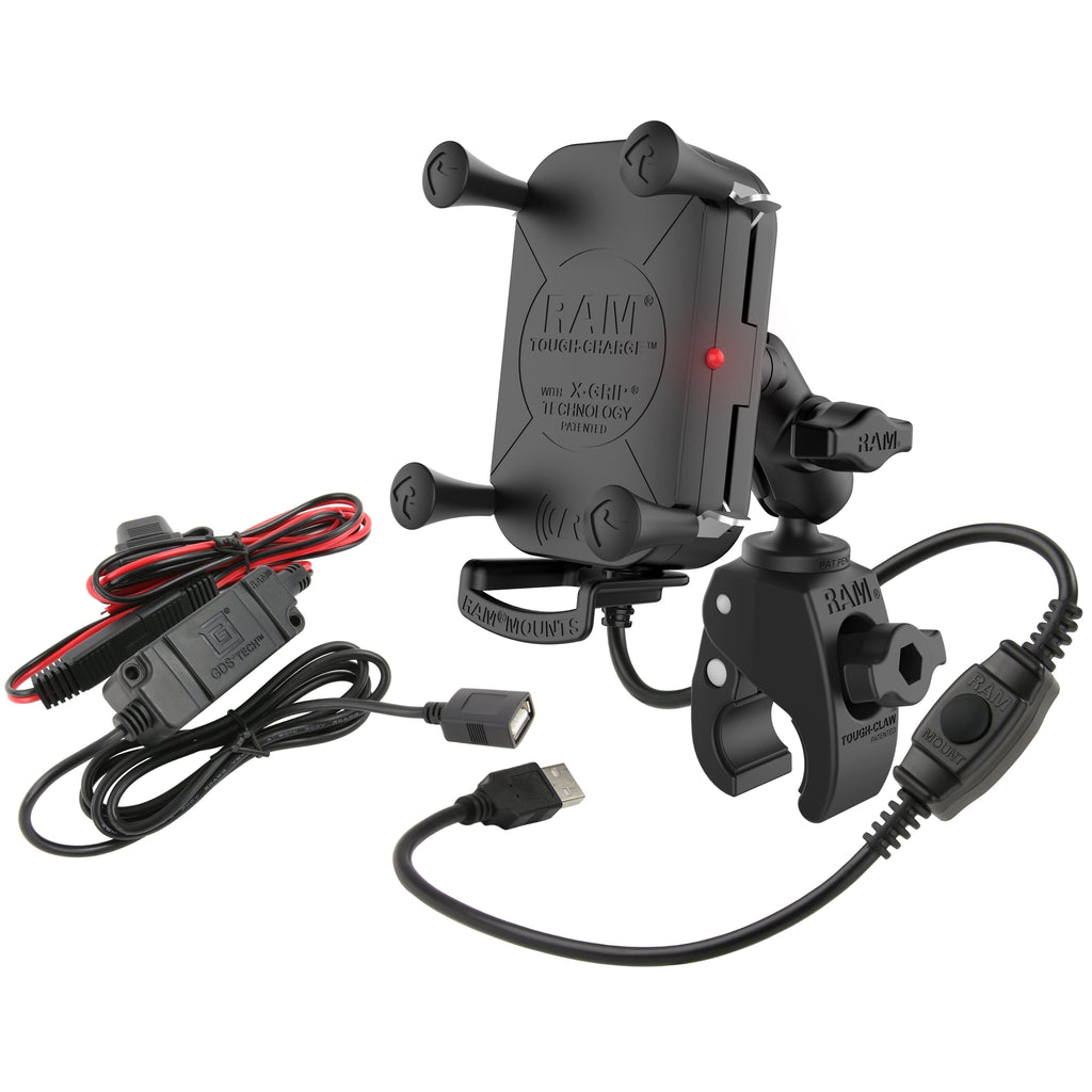 RAM Tough-Charge™ Waterdichte Draadloze Oplaadhouder met Tough-Claw™ - RAM Mounts RAM-B-400-A-UN12W-V7M afbeelding 1