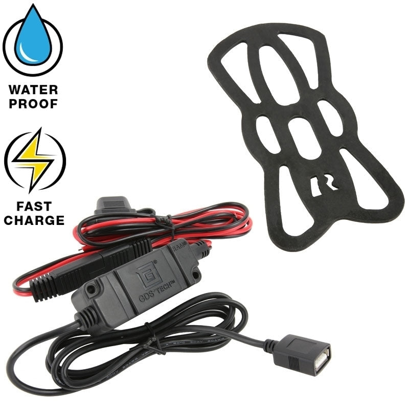 RAM Tough-Charge™ Waterdichte Draadloze Oplaadhouder met Tough-Claw™ - RAM Mounts RAM-B-400-A-UN12W-V7M afbeelding 5