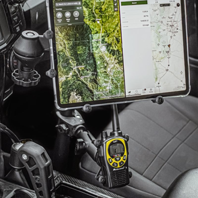 RAM X-Grip® Telefoonhouder met RAM Tough-Claw™ Kleine Klem Basis - Medium Arm - RAM Mounts RAM-B-400-HOL-UN7BU afbeelding 4