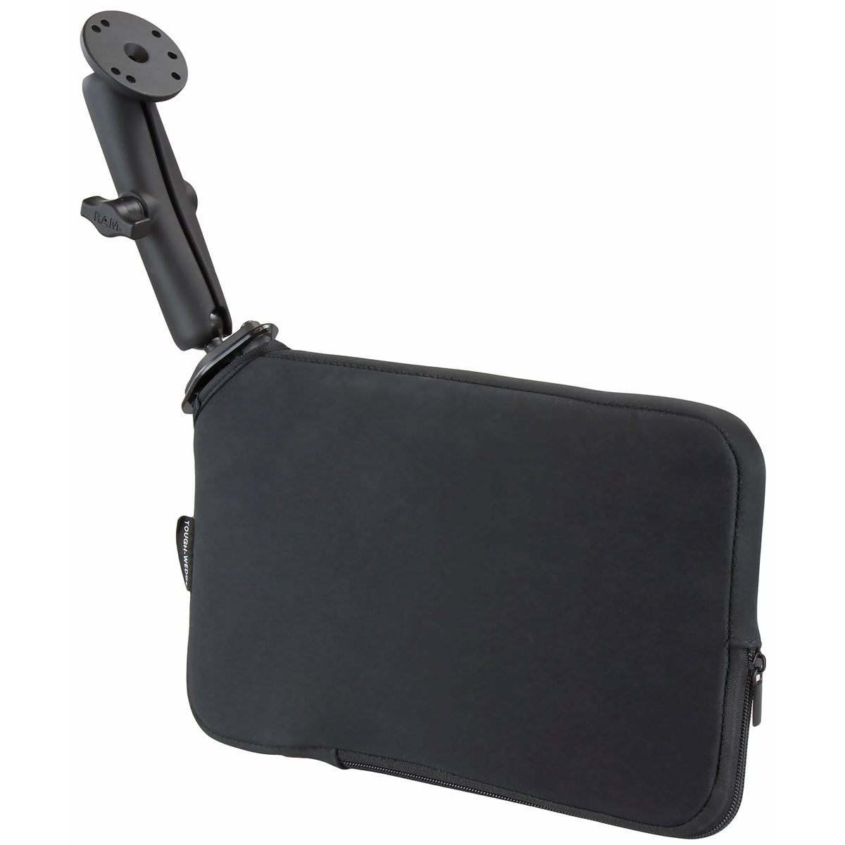 RAM tough wedge met dubbele socketarm en ronde plaat - RAM Mounts RAM-B-407-C-202U