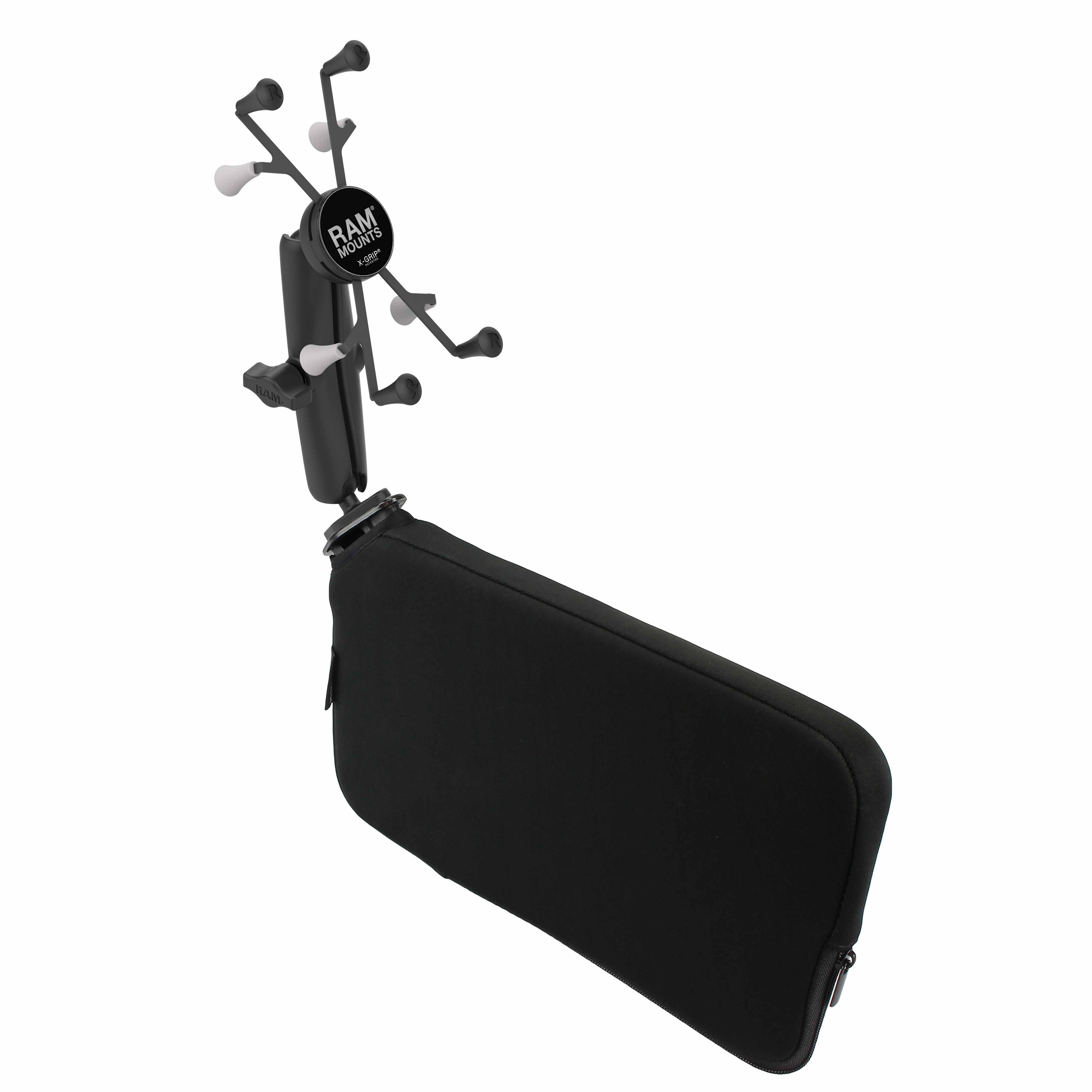 RAM X-Grip bevestiging met RAM tough wedge voor 1778 cm 7 2032 cm 8 tablets lange arm - RAM Mounts RAM-B-407-C-UN8U