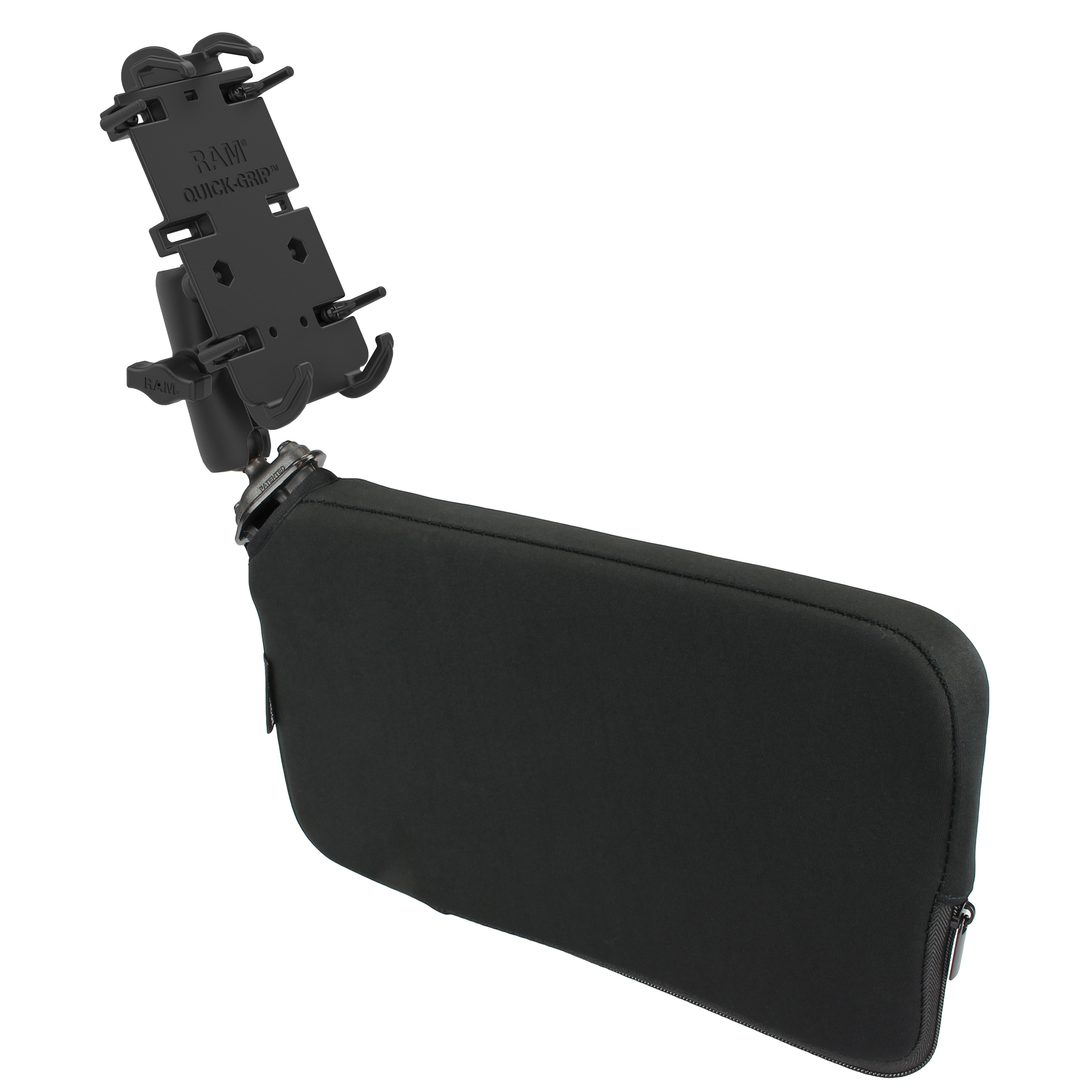 RAM Quick-Grip™ XL Telefoonbeugel met Tough-Wedge™ Basis - RAM Mounts RAM-B-407-PD4U afbeelding 1