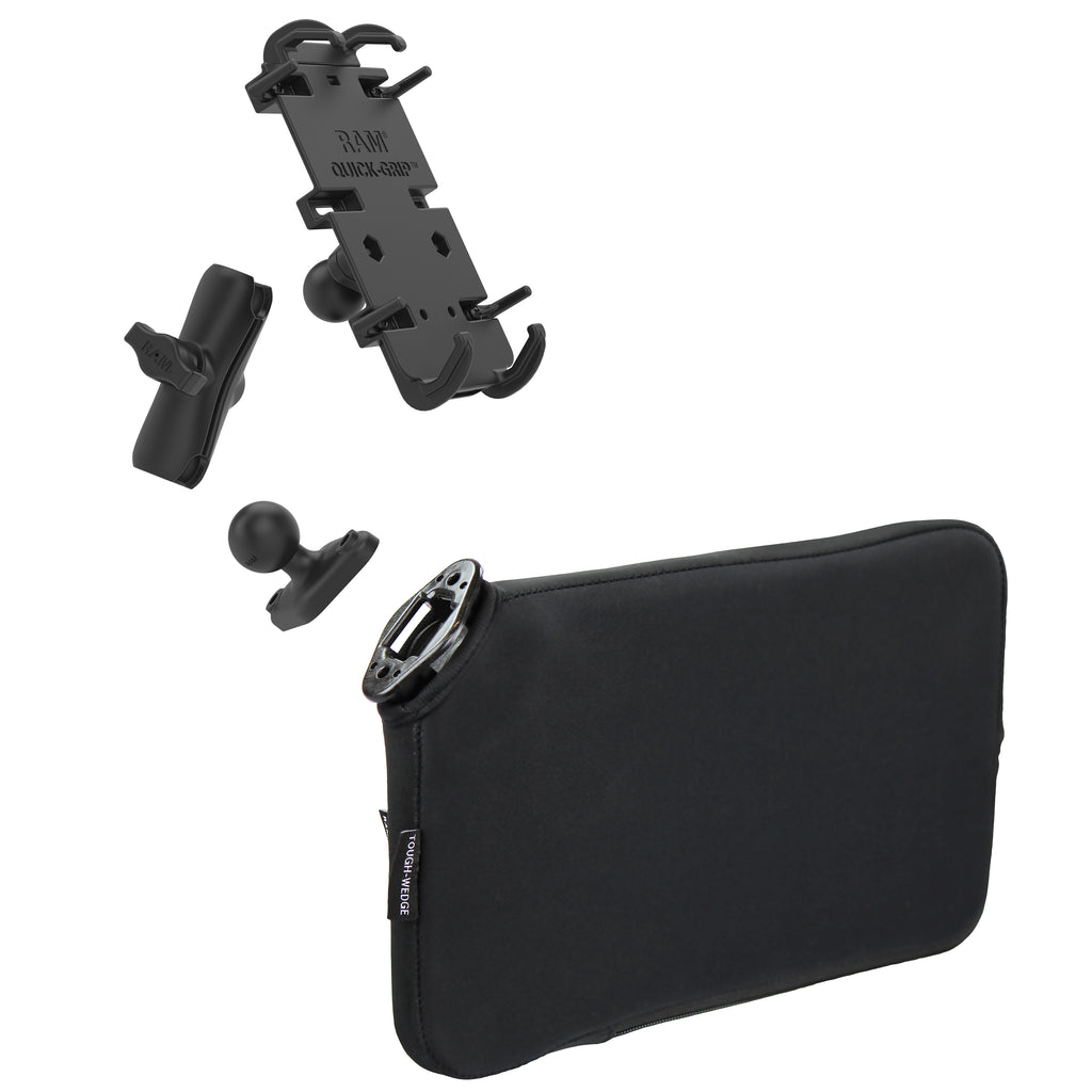 RAM Quick-Grip™ XL Telefoonbeugel met Tough-Wedge™ Basis - RAM Mounts RAM-B-407-PD4U afbeelding 2