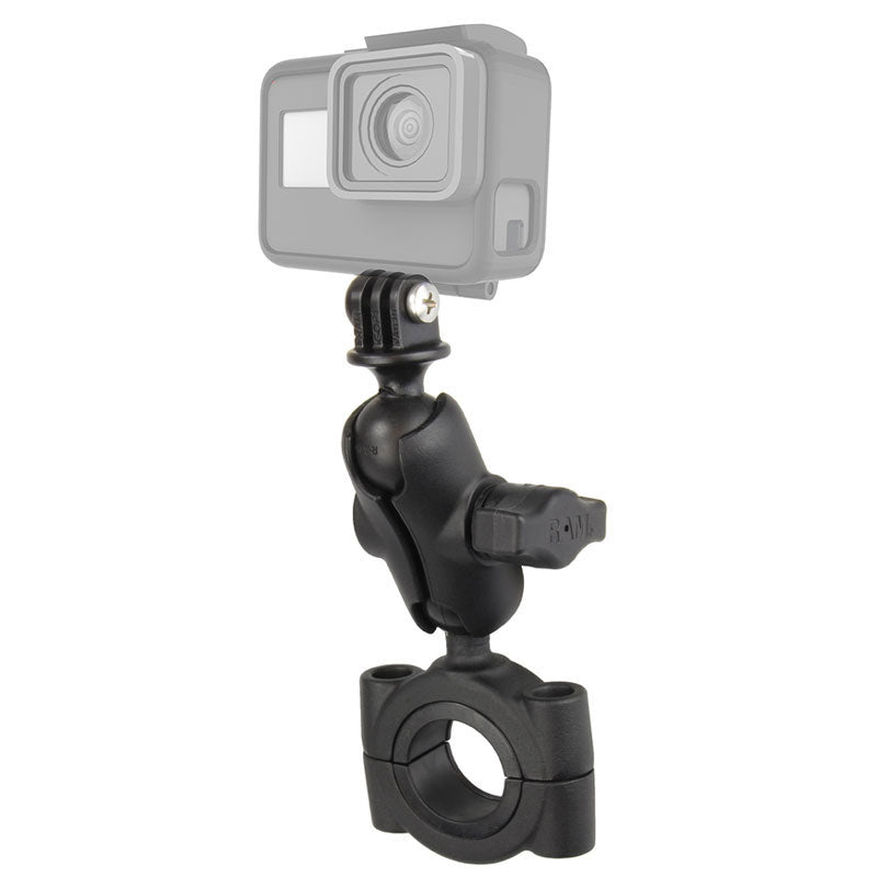 RAM torque grote buis basis met universele actie camera adapter - RAM Mounts RAM-B-408-112-15-A-GOP1U