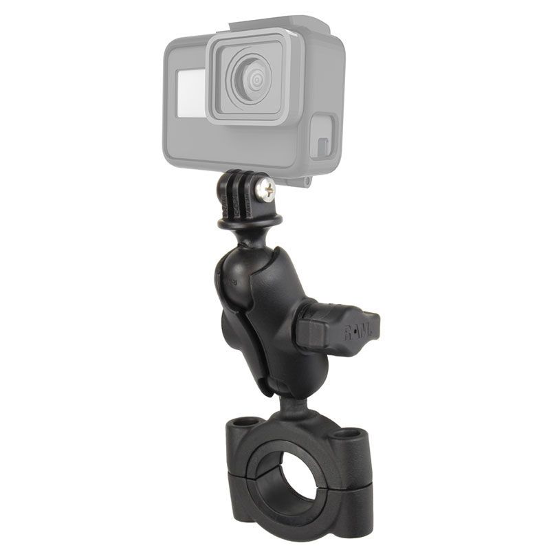 RAM Torque™ Grote Buis Basis met Universele Actie Camera Adapter - RAM Mounts RAM-B-408-112-15-A-GOP1U afbeelding 1