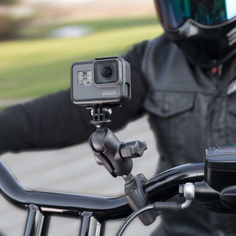 RAM Torque™ Grote Buis Basis met Universele Actie Camera Adapter - RAM Mounts RAM-B-408-112-15-A-GOP1U afbeelding 3