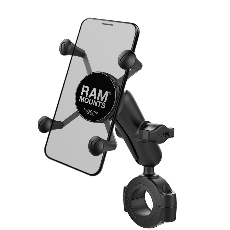 RAM X-Grip® Telefoonhouder met RAM Torque™ Large Rail Base - Medium Arm - RAM Mounts RAM-B-408-112-15-UN7U afbeelding 1