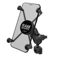 RAM X-Grip grote telefoonhouder met torque small rail base korte arm - RAM Mounts RAM-B-408-37-62-A-UN10