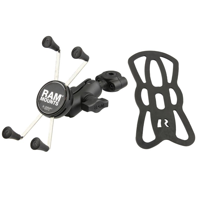 RAM X-Grip® Grote Telefoonhouder met Torque™ Small Rail Base - Korte Arm - RAM Mounts RAM-B-408-37-62-A-UN10 afbeelding 2