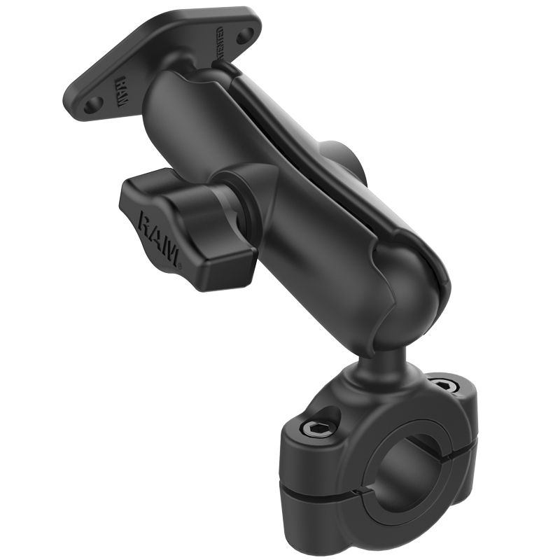 RAM Torque™ Medium Rail Dubbele Bal Mount met Diamantplaat - RAM Mounts RAM-B-408-75-1-238U afbeelding 2