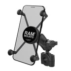 RAM X-Grip® Grote Telefoonhouder met Torque™ Medium Rail Base - Korte Arm - RAM Mounts RAM-B-408-75-1-A-UN10 afbeelding 1