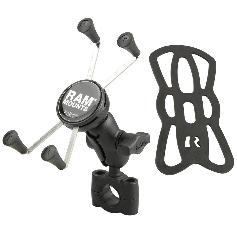 RAM X-Grip® Grote Telefoonhouder met Torque™ Medium Rail Base - Korte Arm - RAM Mounts RAM-B-408-75-1-A-UN10 afbeelding 2