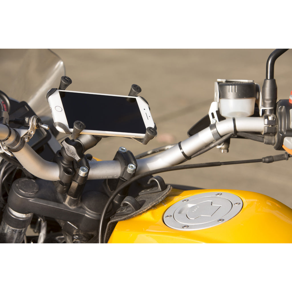 RAM X-Grip® Grote Telefoonhouder met Torque™ Medium Rail Base - Korte Arm - RAM Mounts RAM-B-408-75-1-A-UN10 afbeelding 3