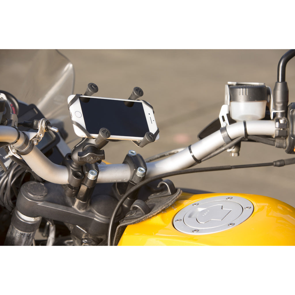 RAM X-Grip® Telefoonhouder met RAM Torque™ Medium Rail Base - Korte Arm - RAM Mounts RAM-B-408-75-1-A-UN7U afbeelding 3