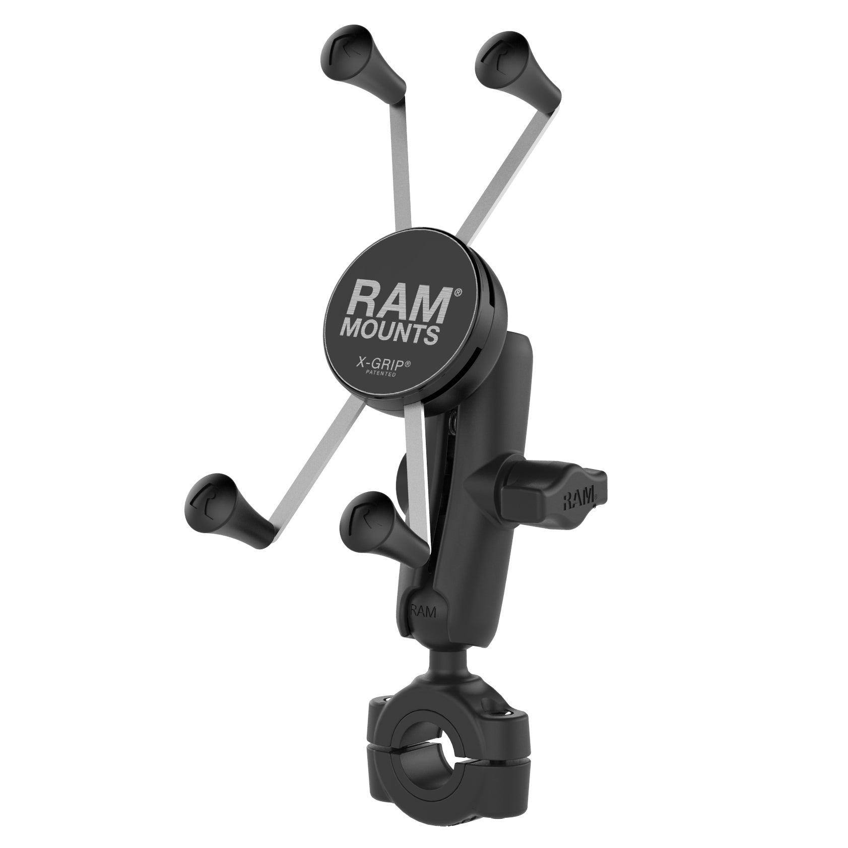 RAM X-Grip grote telefoonhouder met torque medium stuur basis medium arm - RAM Mounts RAM-B-408-75-1-UN10U