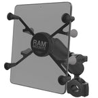 RAM X-Grip met RAM torque medium rail base voor 7 8 tablets - RAM Mounts RAM-B-408-75-1-UN8U