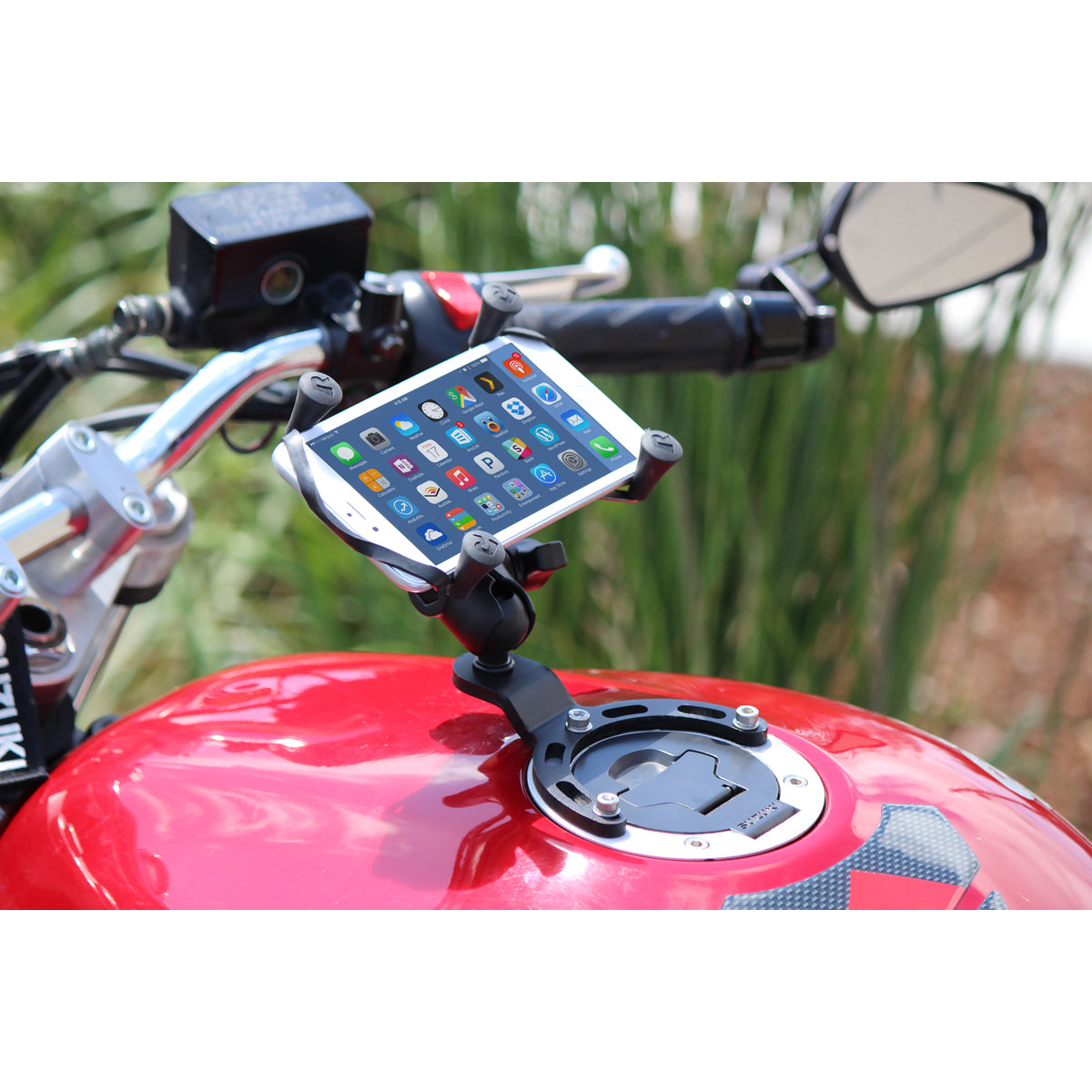RAM X-Grip® Grote Telefoonhouder met Kleine Tank Basis - RAM Mounts RAM-B-410-A-UN10BU afbeelding 3