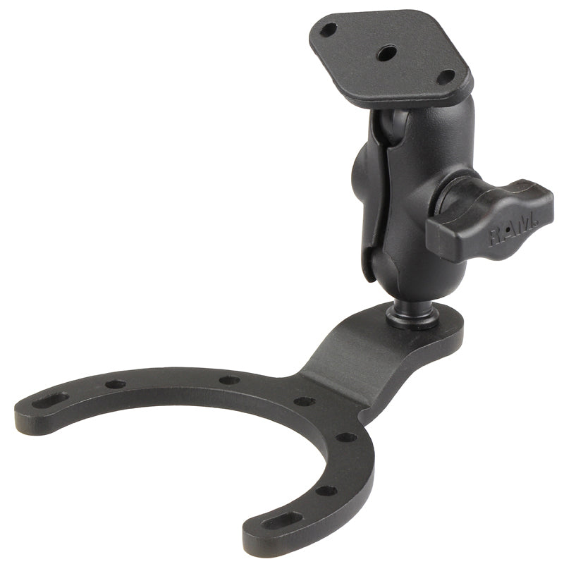 RAM grote gas tank mount met diamantplaat - RAM Mounts RAM-B-411-A-238U