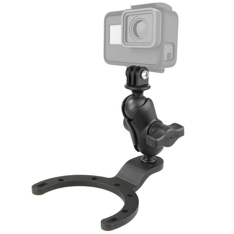 RAM benzinetank basis met universele actie camera adapter groot - RAM Mounts RAM-B-411-A-GOP1U