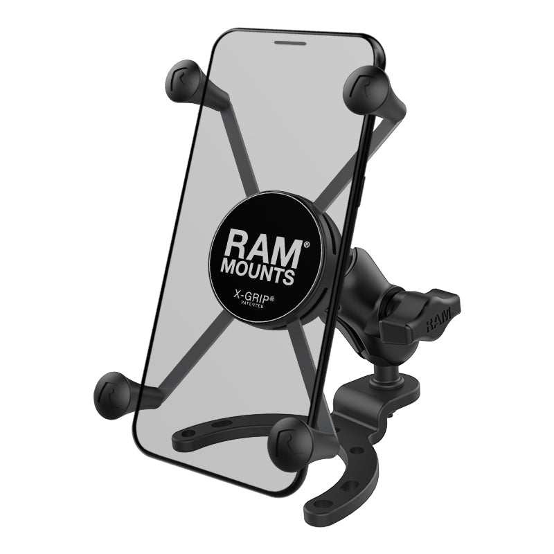 RAM X-Grip grote telefoonhouder met grote tank basis - RAM Mounts RAM-B-411-A-UN10BU