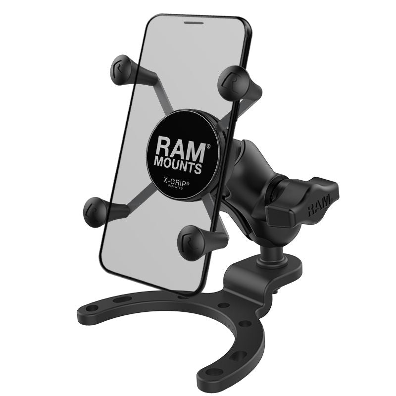 RAM X-Grip® Telefoonhouder met Grote Tank Basis - RAM Mounts RAM-B-411-A-UN7BU afbeelding 1
