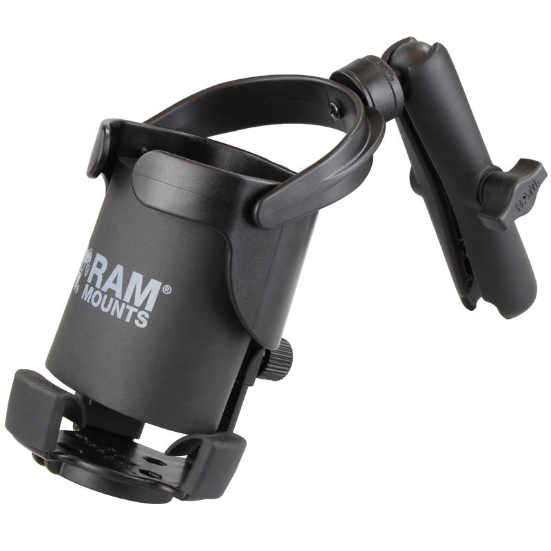 RAM level cup xl 32oz drinkhouder met dubbele socket arm - RAM Mounts RAM-B-417B-C-201U