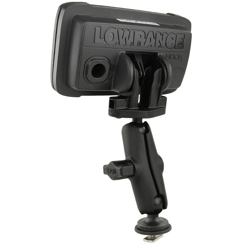 RAM Track Kogel™ Bevestiging voor Lowrance Eagle 4 & 5, Hook² & Reveal Series - RAM Mounts RAM-B-LO12-354-TRA1 afbeelding 2