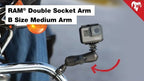 RAM Dubbele Arm - B Maat Medium - RAM Mounts RAM-B-201U afbeelding 10