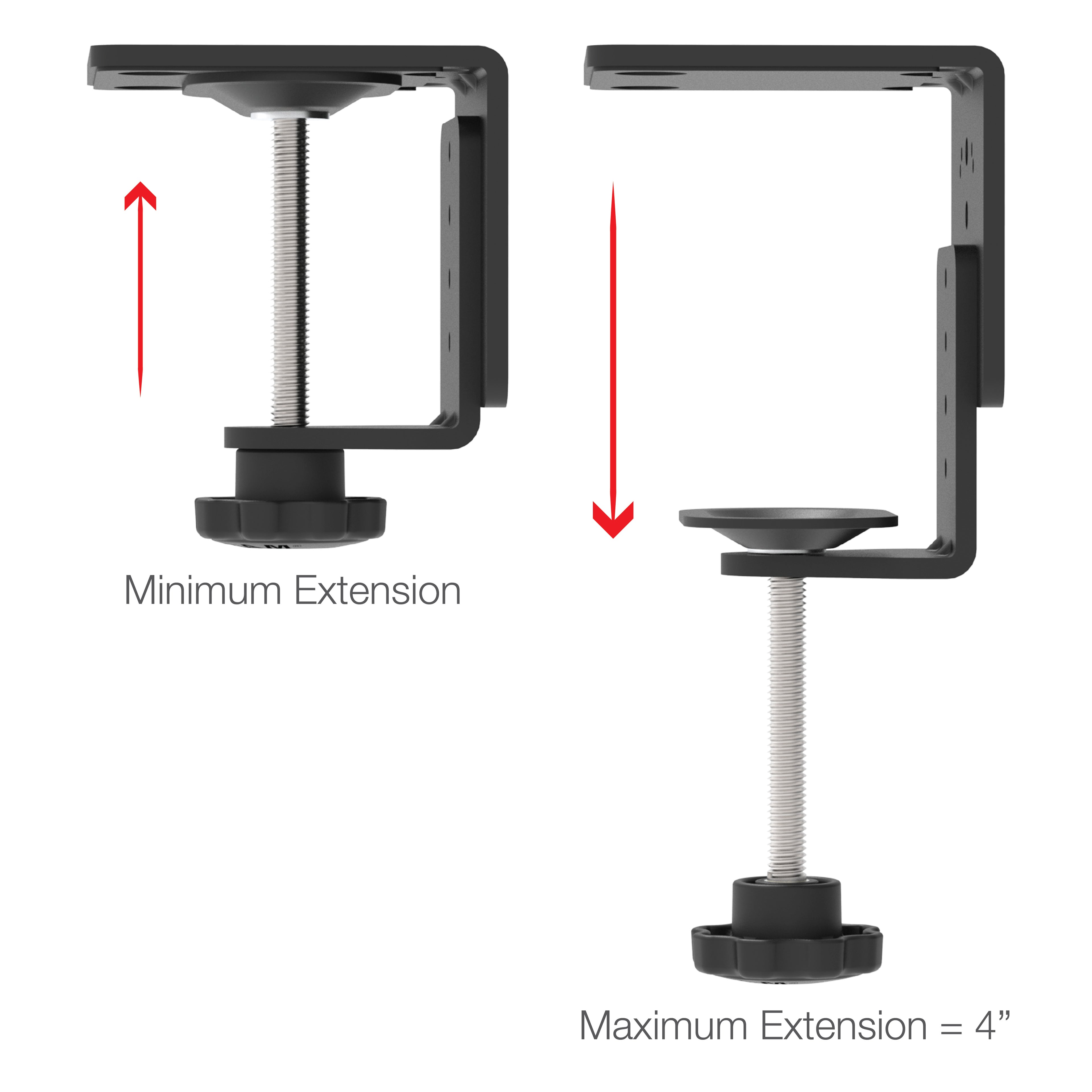 RAM Heavy Duty C-klemvoet voor kogelbases en voetstukbevestigingen - RAM Mounts RAM-CC1U afbeelding 3