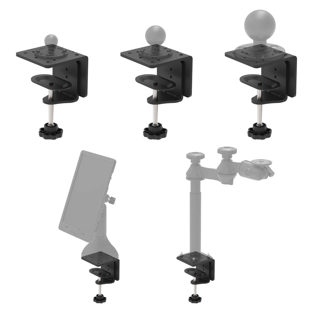 RAM Heavy Duty C-klemvoet voor kogelbases en voetstukbevestigingen - RAM Mounts RAM-CC1U afbeelding 4