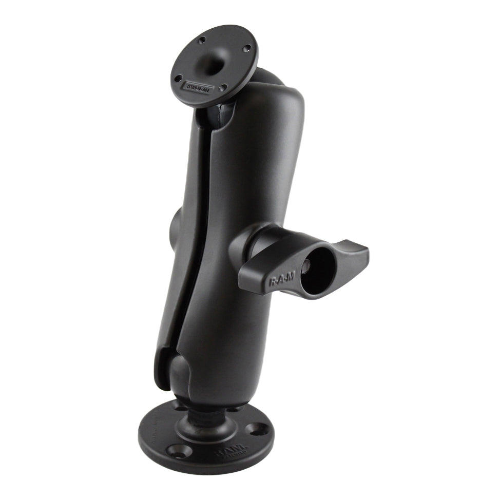 RAM balbevestiging met ronde amps plaat en grote ronde plaat medium - RAM Mounts RAM-D-101-254U