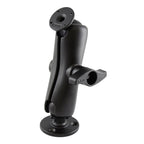 RAM Balbevestiging met Ronde AMPS Plaat en Grote Ronde Plaat - Medium - RAM Mounts RAM-D-101-254U afbeelding 1