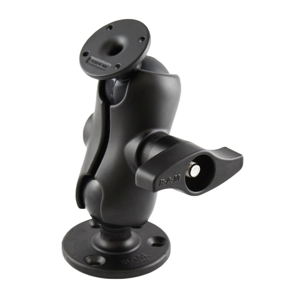 RAM Balbevestiging met Ronde AMPS Plaat en Grote Ronde Plaat - Kort - RAM Mounts RAM-D-101-C-254U afbeelding 1