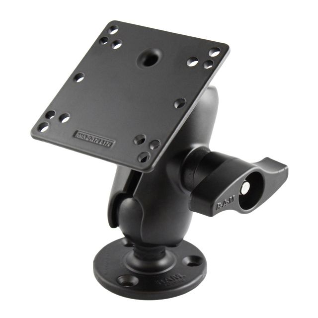 RAM 8" Boven Paal met Dubbele Balbevestiging en 100x100mm VESA-plaat - RAM Mounts RAM-VBD-SW1-AES1 afbeelding 4