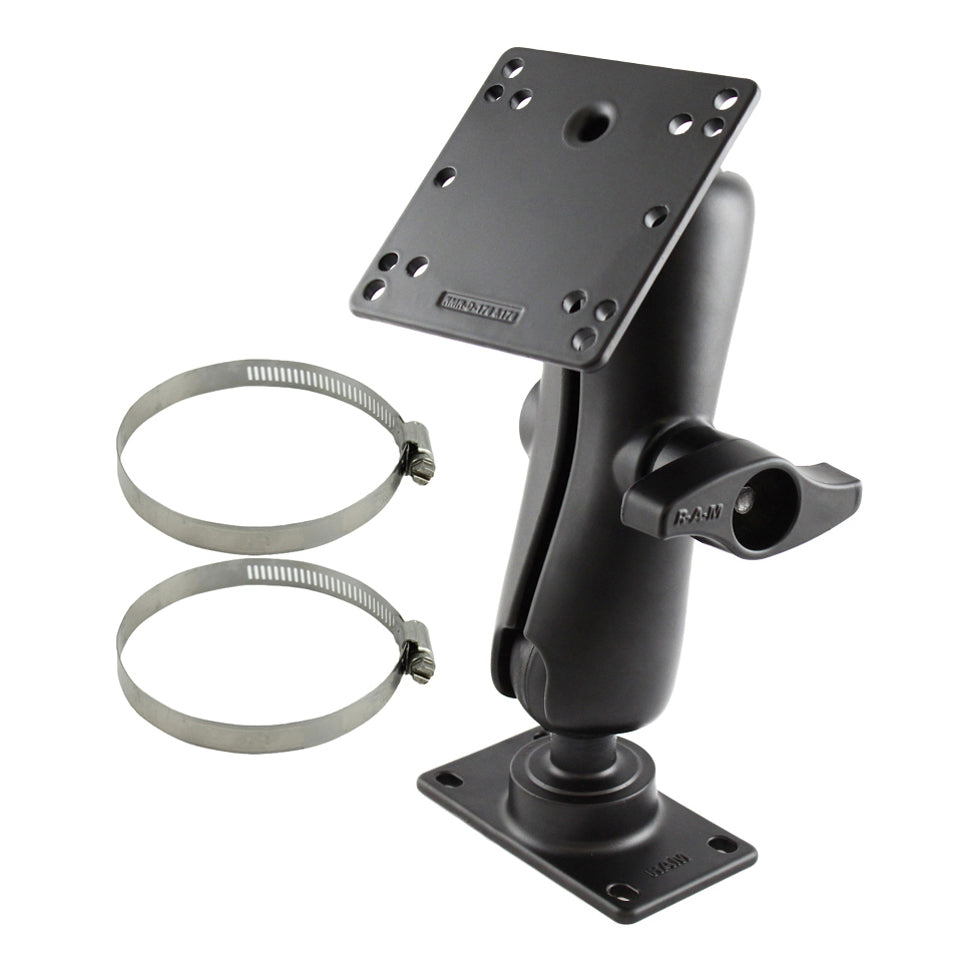 RAM dubbele balbevestiging met 100x100mm VESA plaat en 50x100mm VESA plaat - RAM Mounts RAM-D-101-ID2U