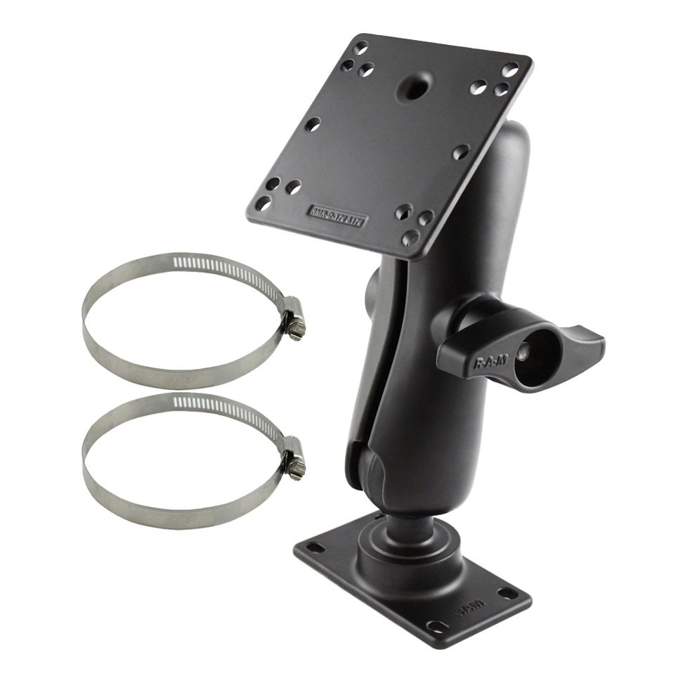 RAM dubbele balbevestiging met 100x100mm VESA-plaat en 50x100mm VESA-plaat - RAM Mounts RAM-D-101-ID2U afbeelding 1