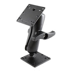 RAM dubbele bal montage met twee 100x100mm VESA platen en grote knop - RAM Mounts RAM-D-101-NEC1U