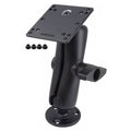 RAM dubbele bal montage met staal versterkte 100x100mm VESA plaat - RAM Mounts RAM-D-101U-246-IN1