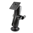 RAM dubbele bal montage met 75x75mm VESA plaat d maat medium - RAM Mounts RAM-D-101U-2461