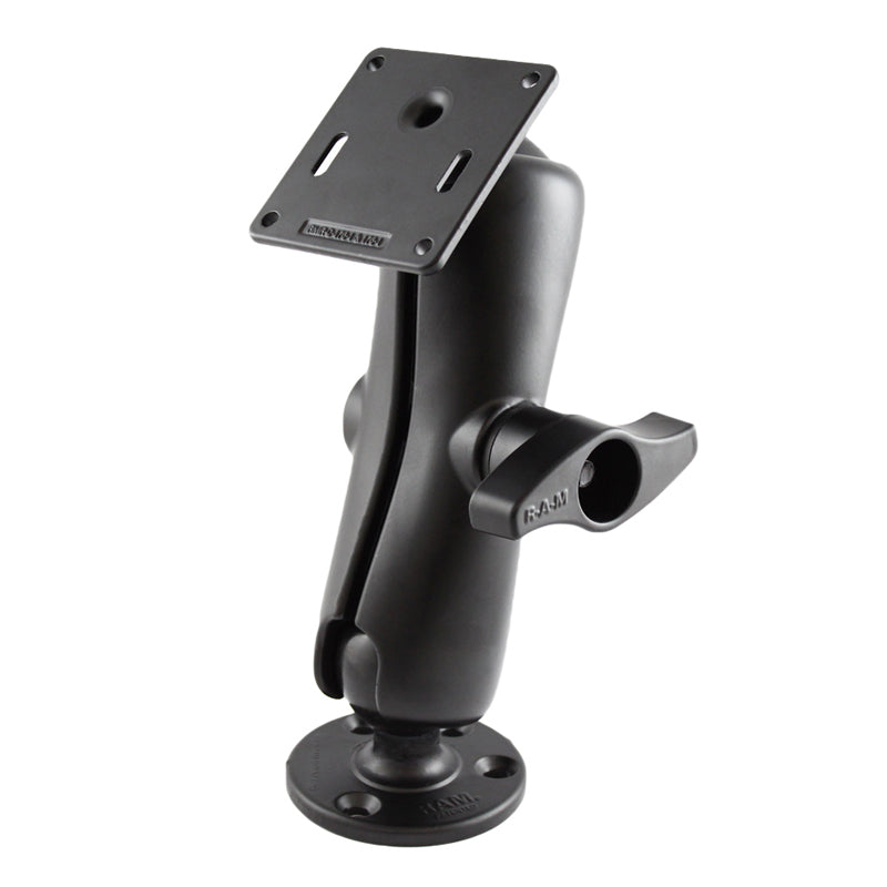 RAM dubbele bal montage met 75x75mm VESA plaat d maat medium - RAM Mounts RAM-D-101U-2461