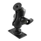 RAM dubbele bal montage met 50x100mm VESA plaat kort - RAM Mounts RAM-D-101U-C-243
