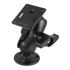 RAM Dubbele Bal Montage met 75x75mm VESA Plaat en Klembout - Kort - RAM Mounts RAM-D-101U-C-MI1-2461 afbeelding 1