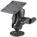RAM dubbele bal montage met 100x100mm VESA plaat en grote knop kort - RAM Mounts RAM-D-101U-C-NEC2