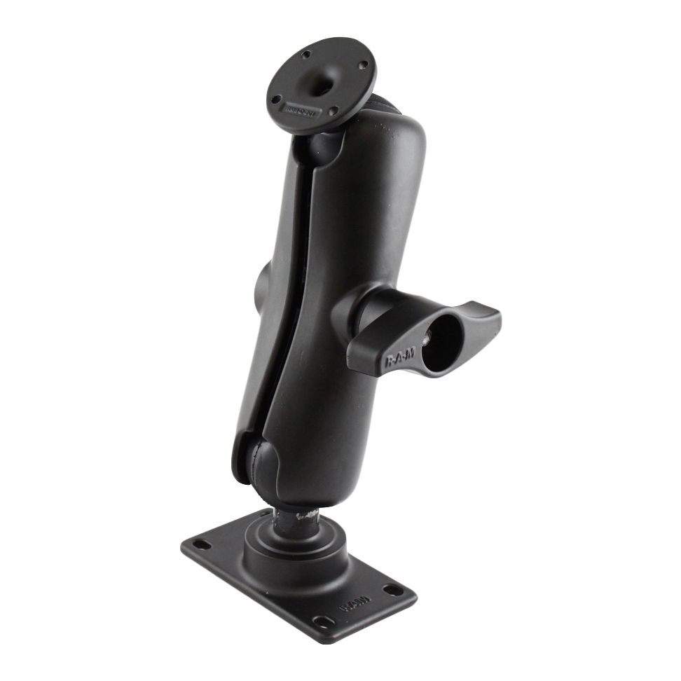RAM Dubbele Bal Montage met Ronde AMPS-plaat en 50x100mm VESA-plaat - RAM Mounts RAM-D-101U-GAM1 afbeelding 1