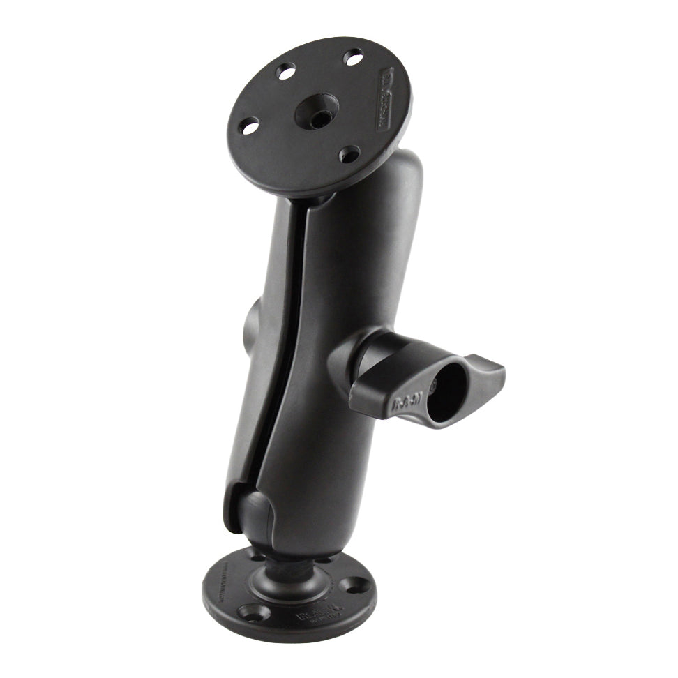 RAM dubbele bal montage met twee grote ronde platen d maat medium - RAM Mounts RAM-D-101U